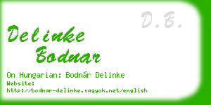 delinke bodnar business card